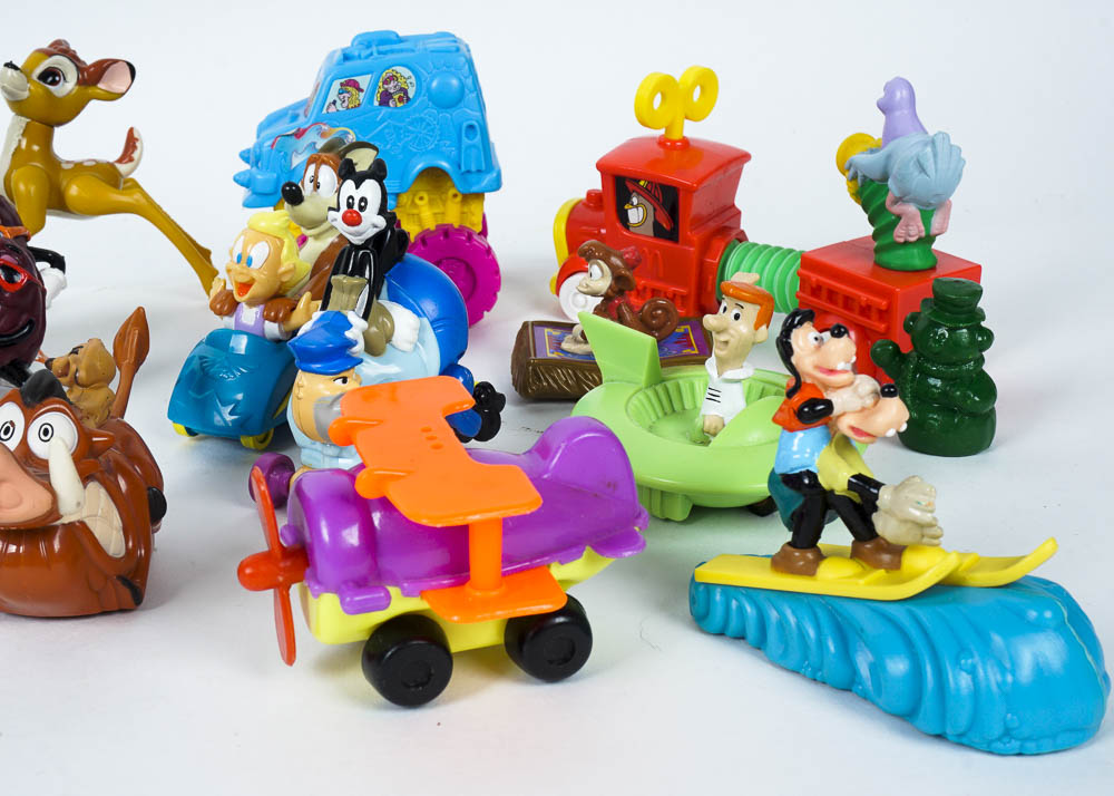 1980s and 1990s Kids Meal Toys