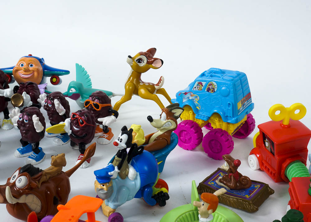 1980s and 1990s Kids Meal Toys