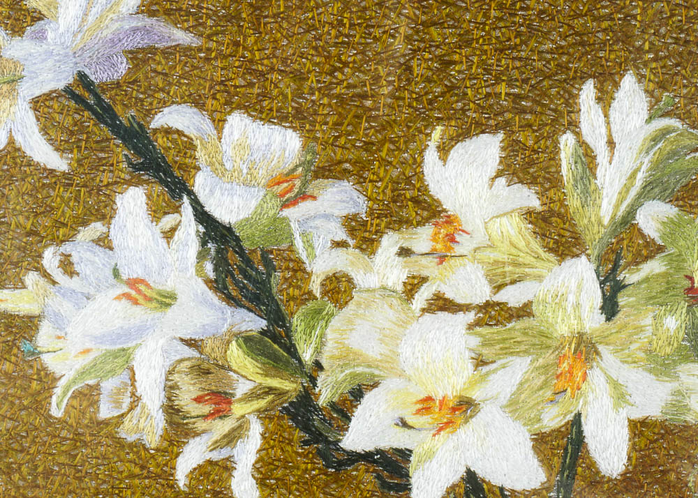 Framed Chinese Silk Embroidery