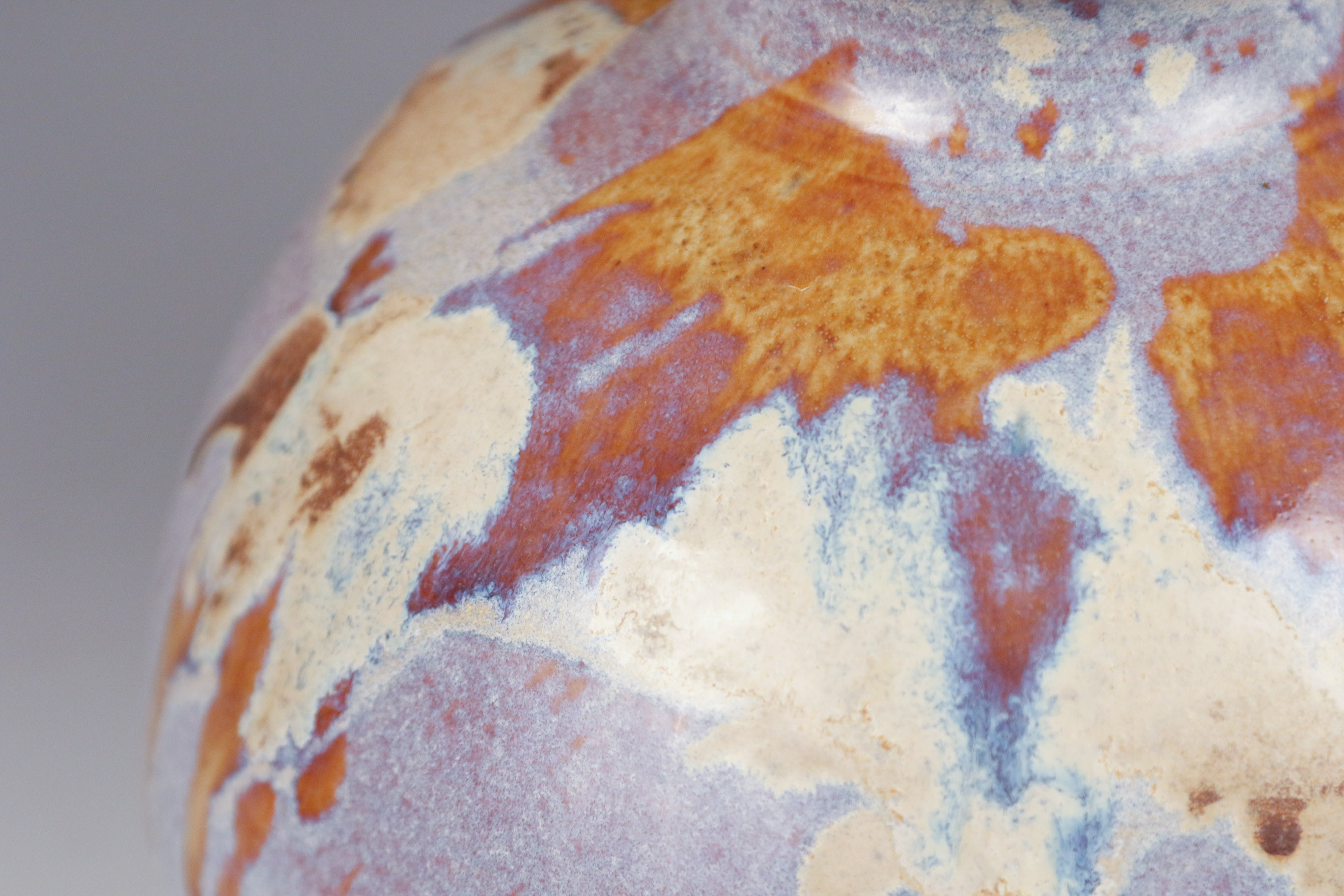 Signed Art Pottery Stoneware Drip Vase