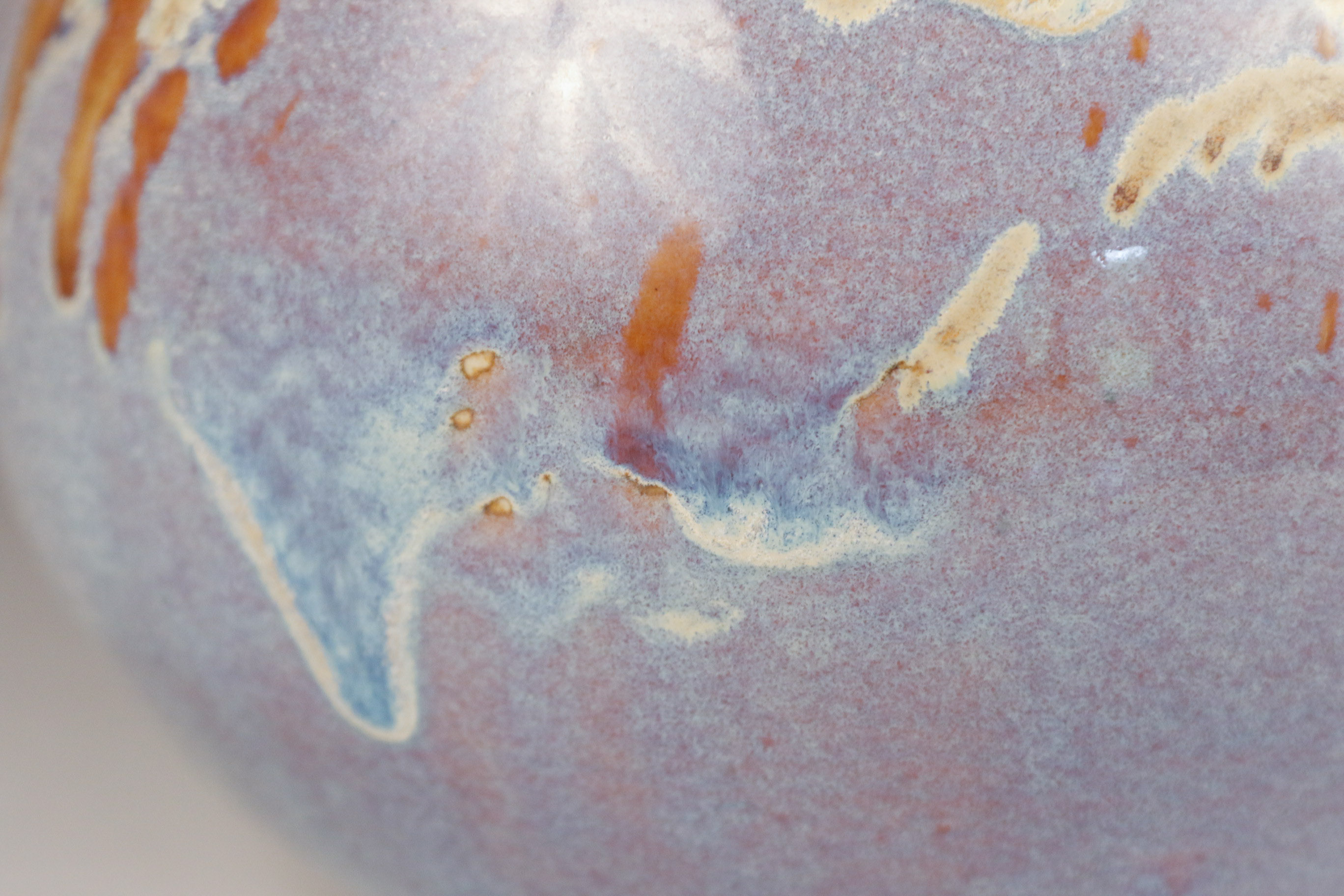 Signed Art Pottery Stoneware Drip Vase