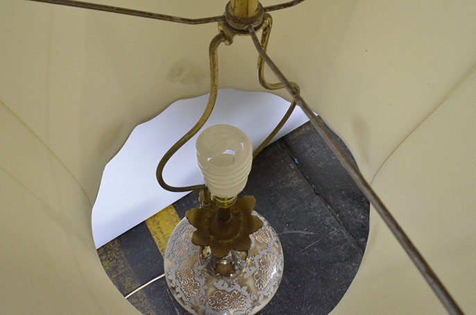 Two Ornate Lamps