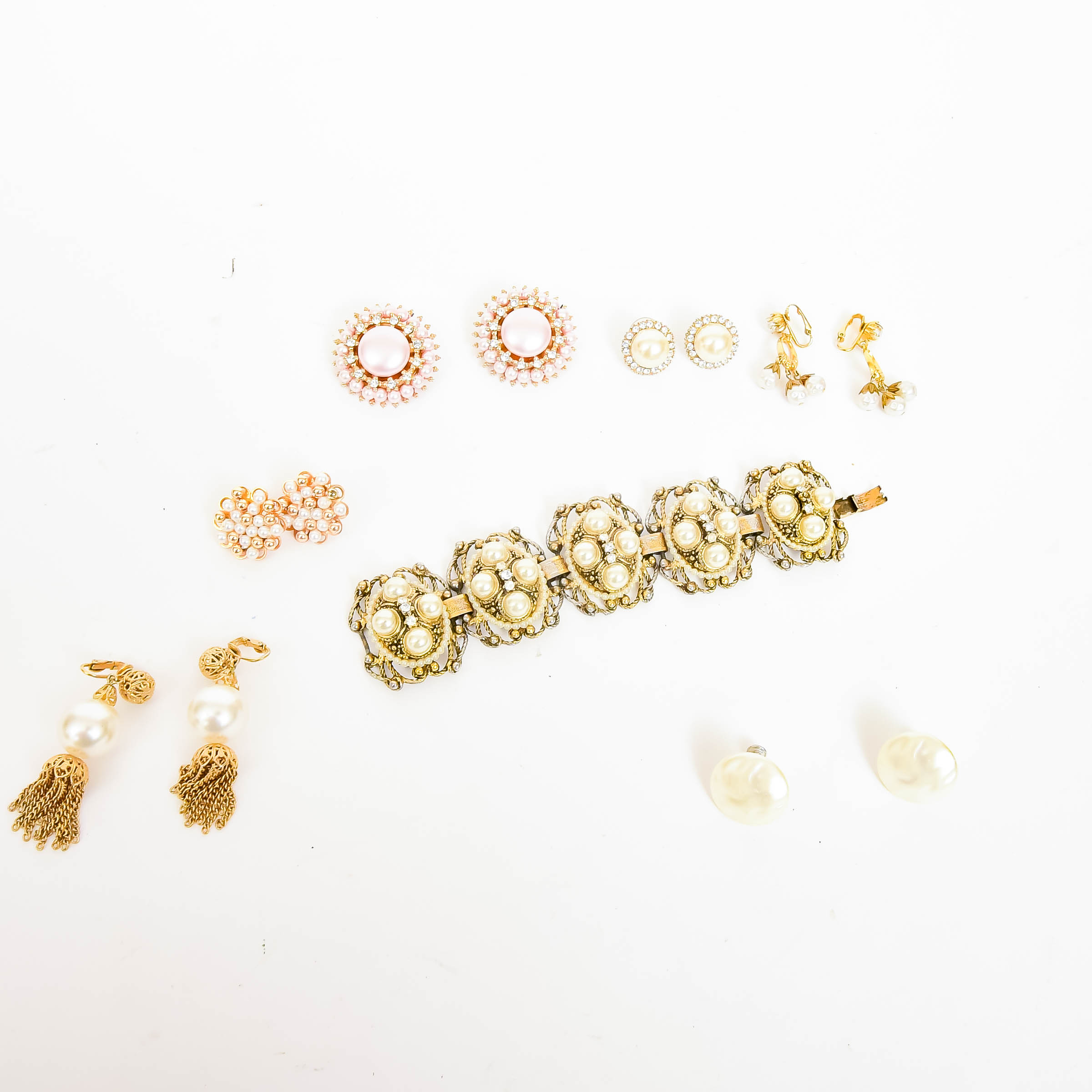 Pearl-Inspired Vintage Costume Jewelry