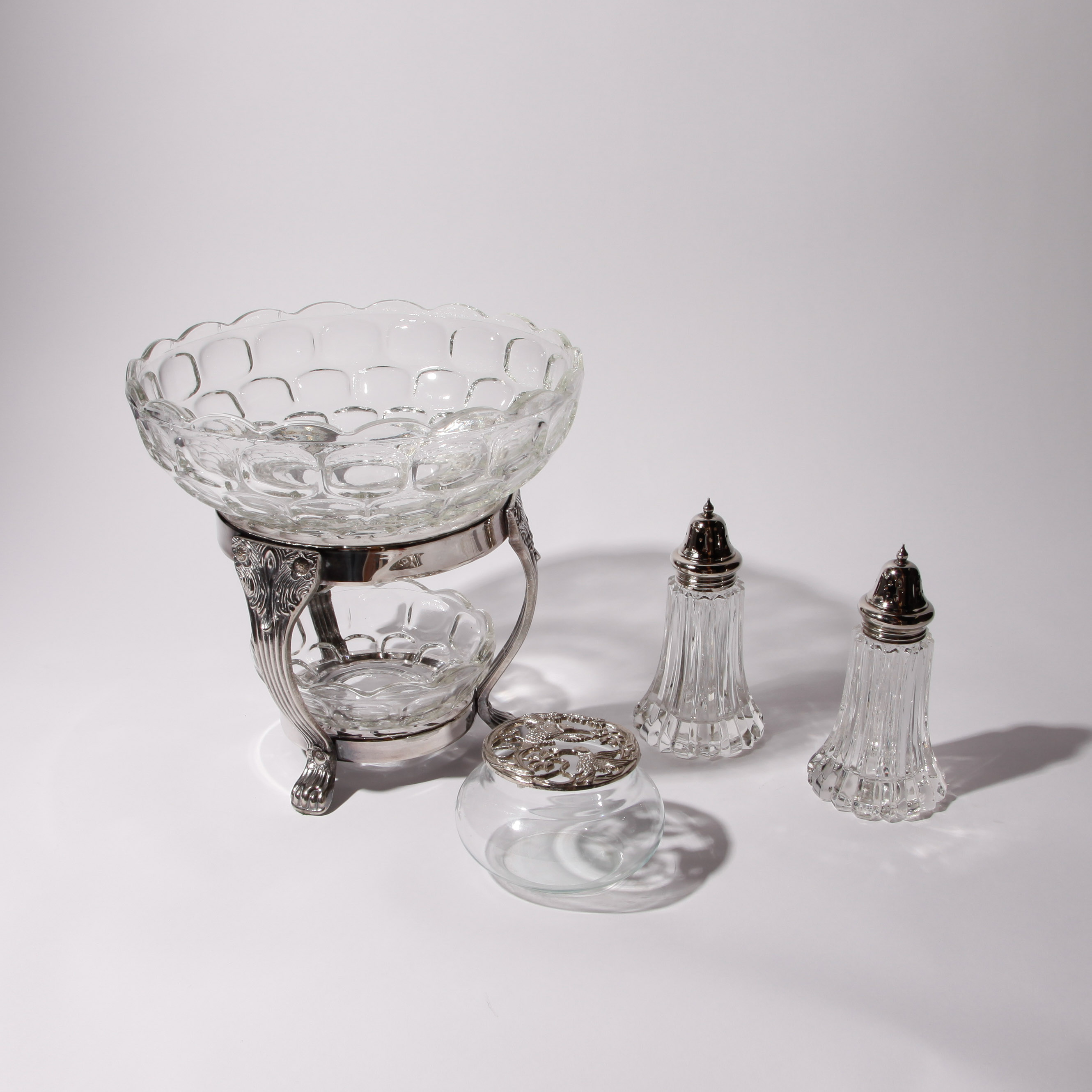 Glass and Silver Plate Collection