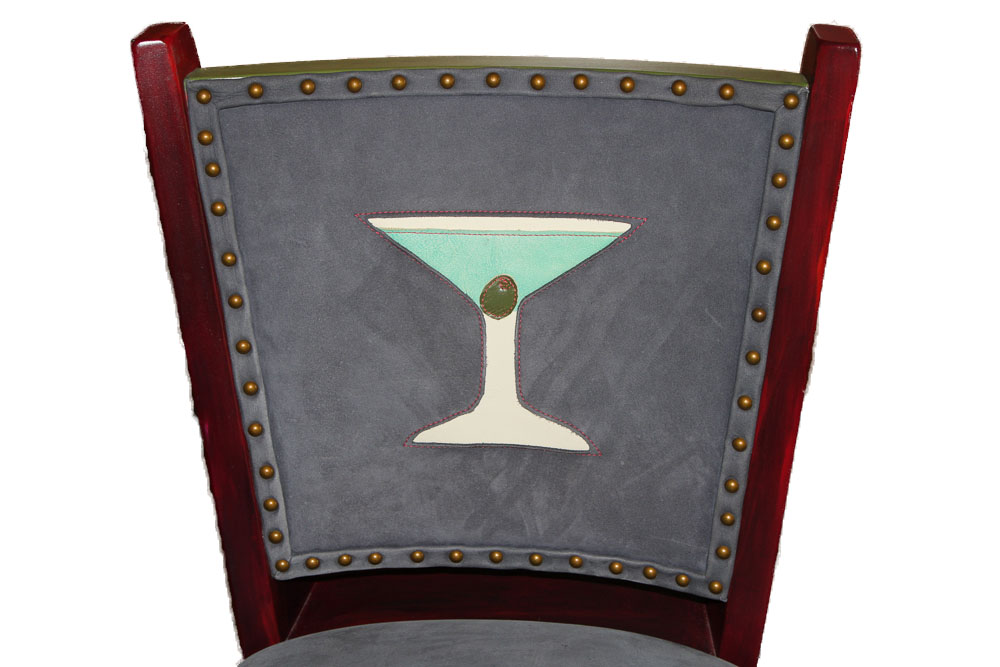 Sticks Painted Bistro Table with Chairs and Game Board