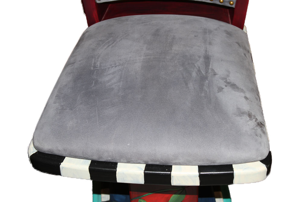 Sticks Painted Bistro Table with Chairs and Game Board