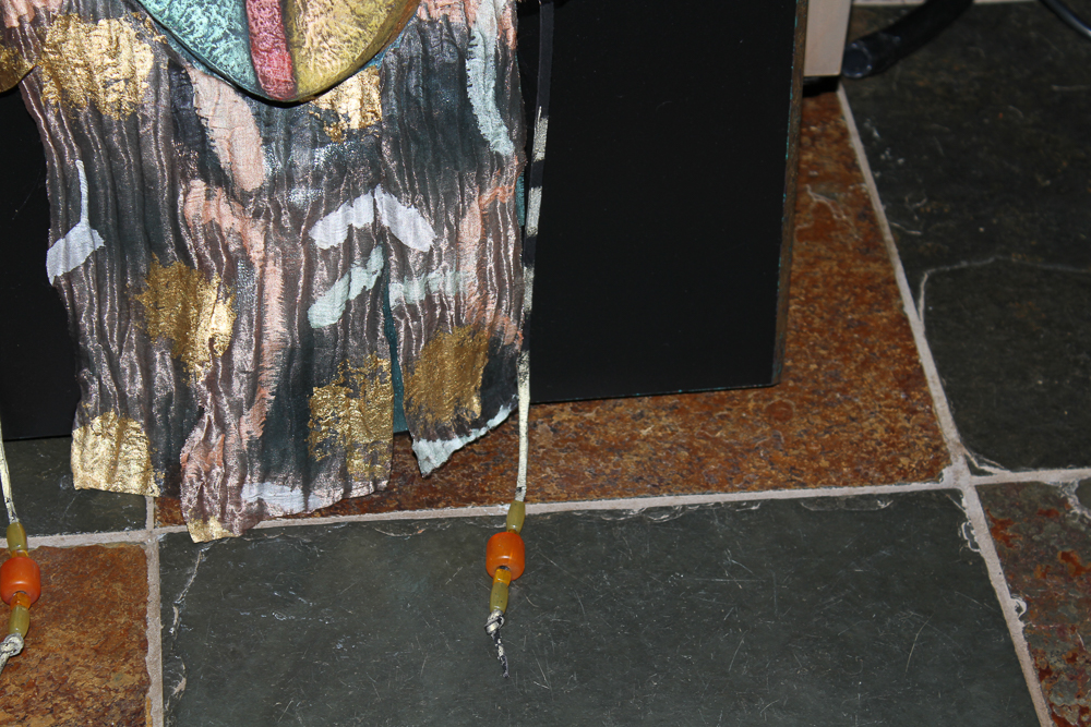 Framed Mixed Media Hanging Mask