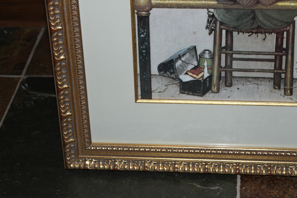 Norman Rockwell "Lion and His Keeper" Giclée on Canvas