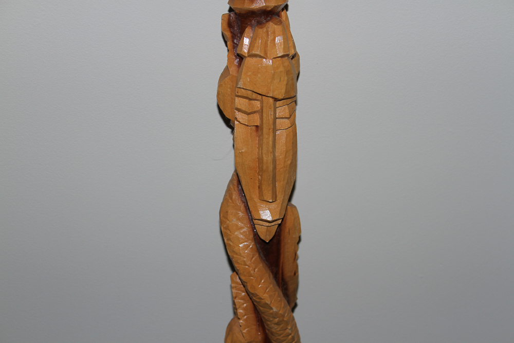 Decorative Hand Carved Walking Stick