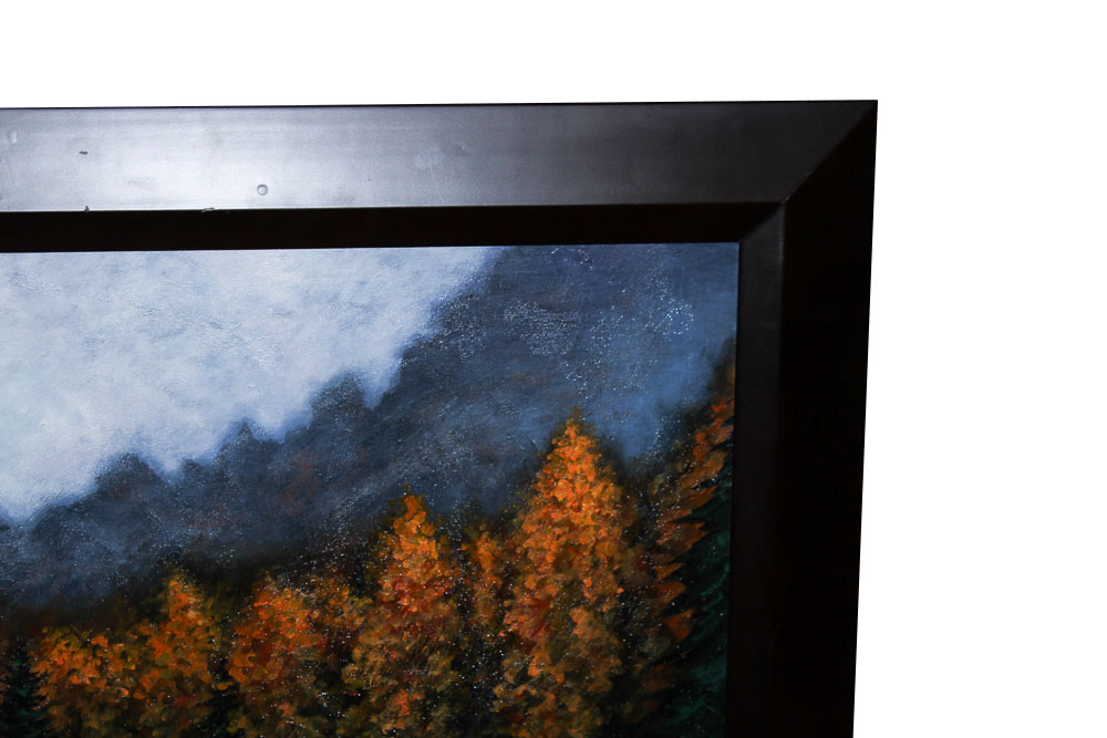 Signed Contemporary Landscape Painting