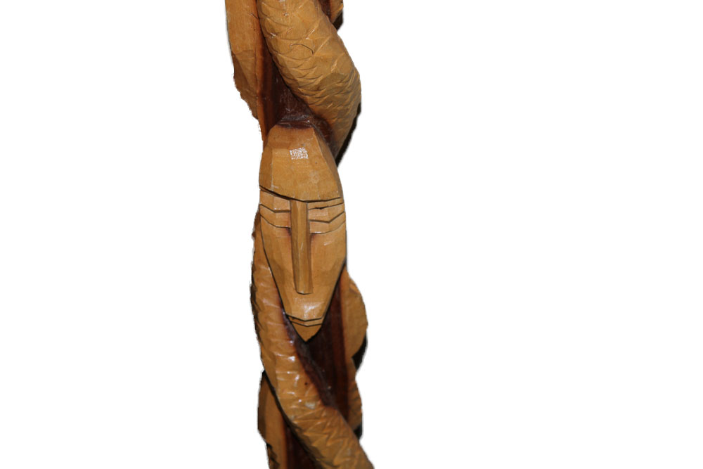 Decorative Hand Carved Walking Stick