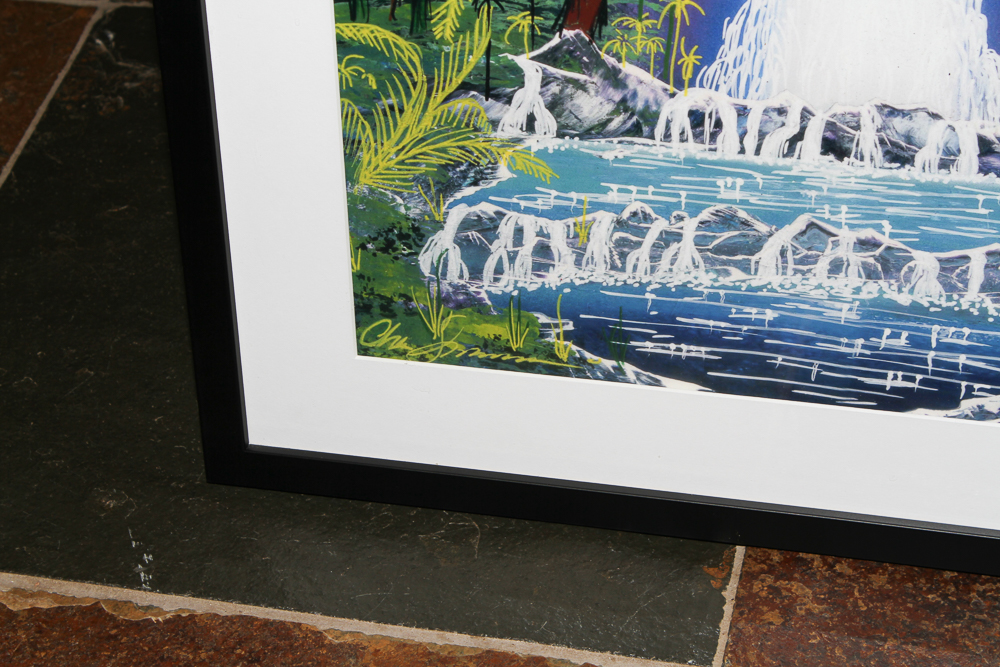 Waterfall Signed Print