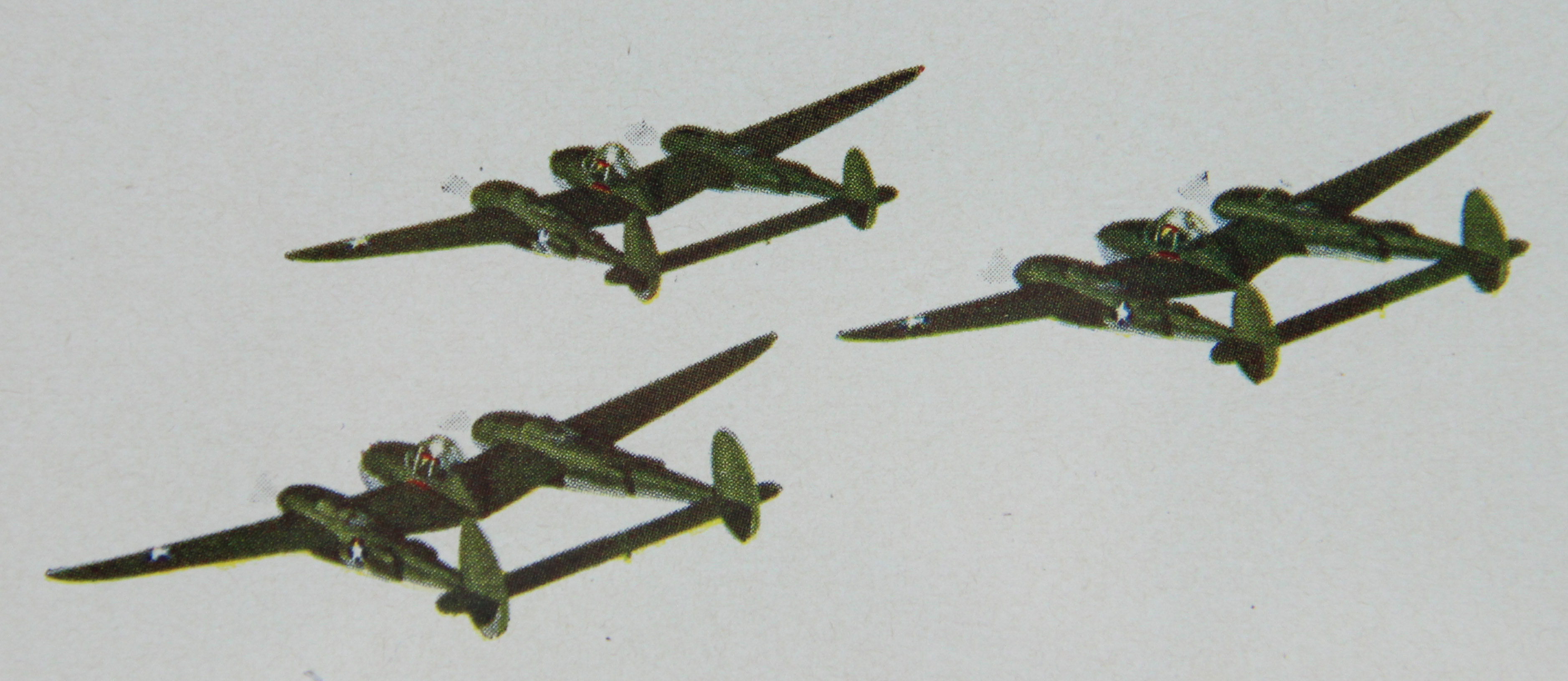 Original 1943 Magazine Ad Featuring a WWII P-38 Lighting