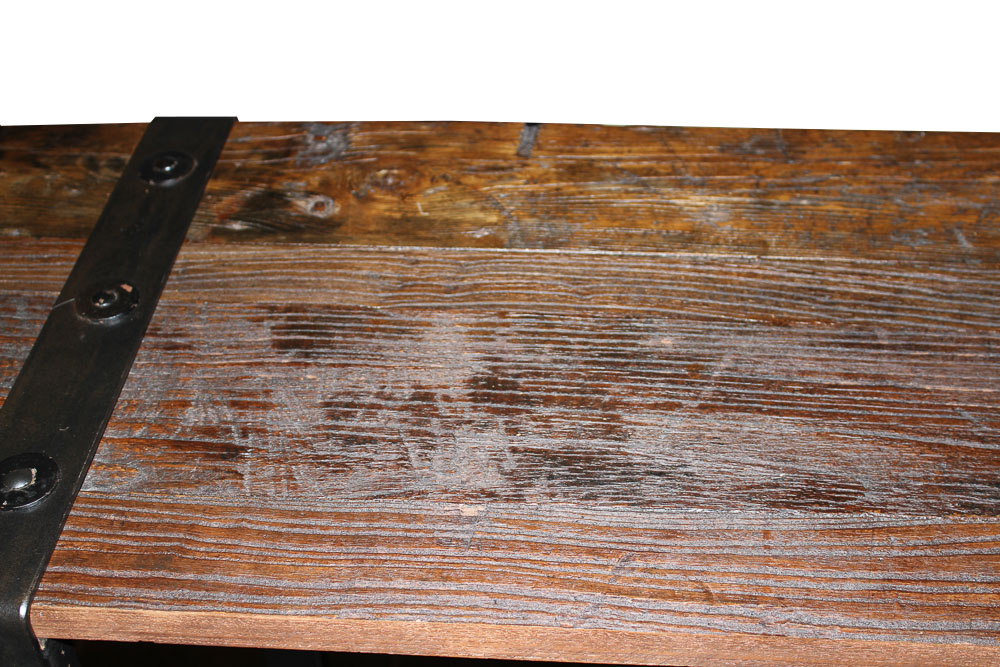 Rustic Wood and Metal ModernTable