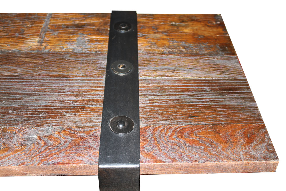 Rustic Wood and Metal ModernTable