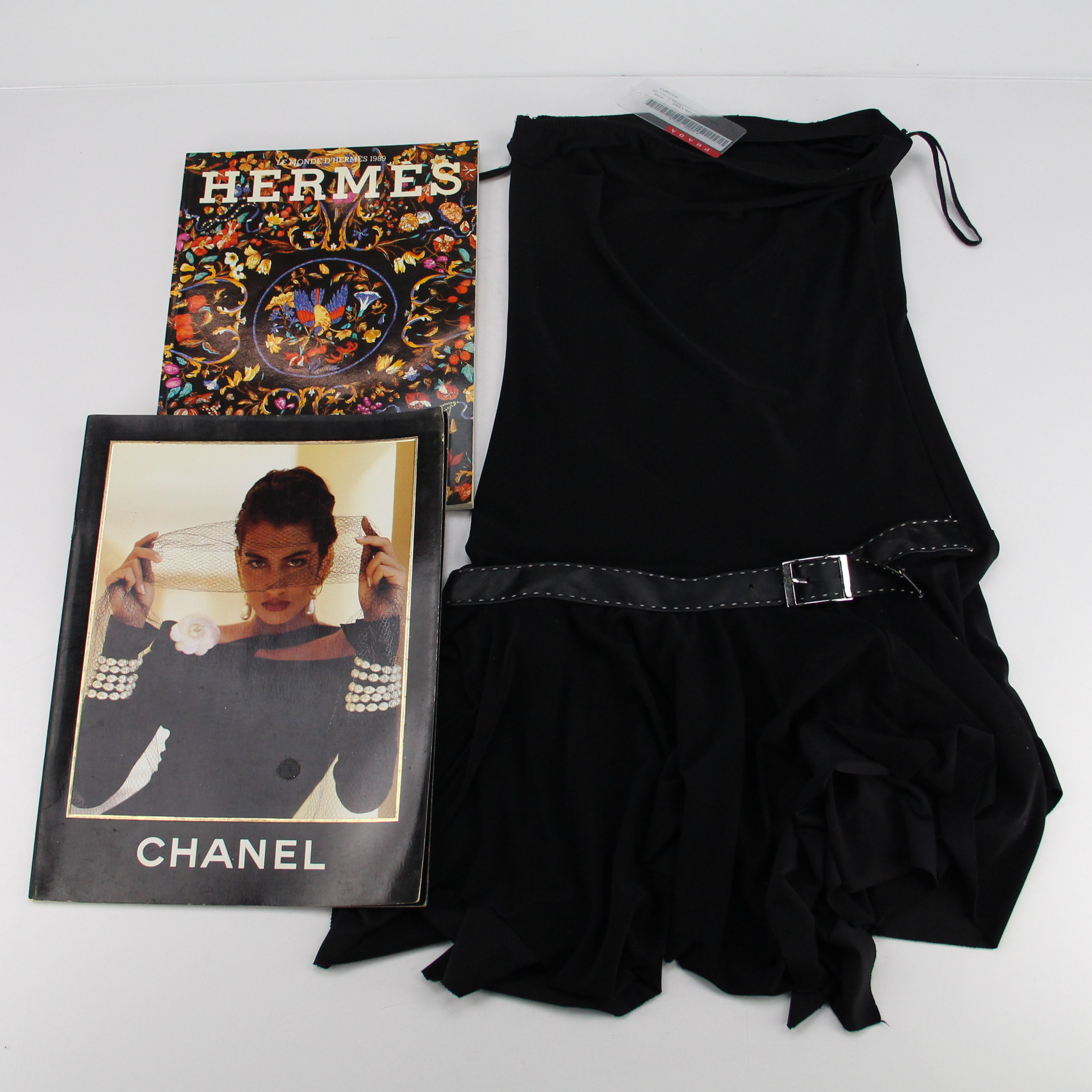 Fashion Designer Books and Prada Dress