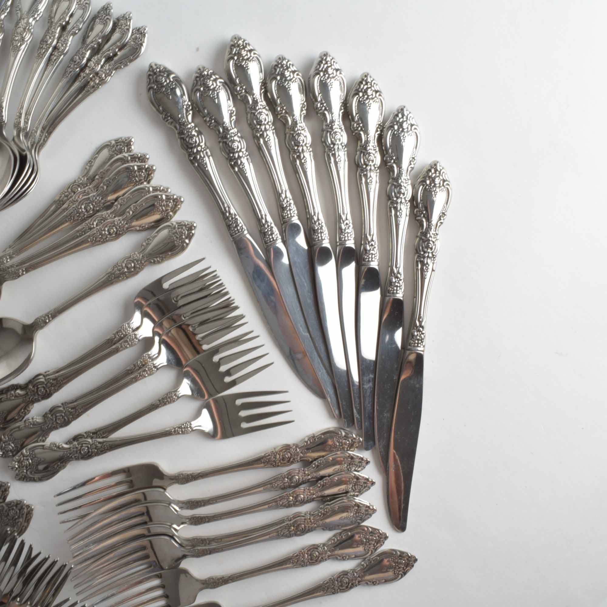 Set of Oneida "Louisiana" Stainless Flatware