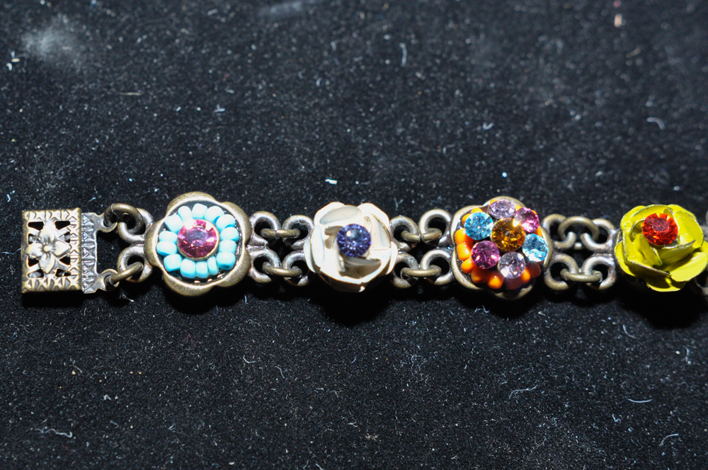 Beaded Flower Bracelet