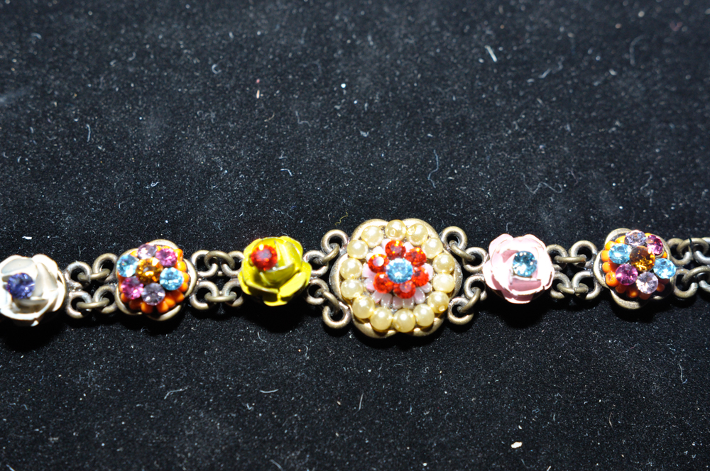 Beaded Flower Bracelet