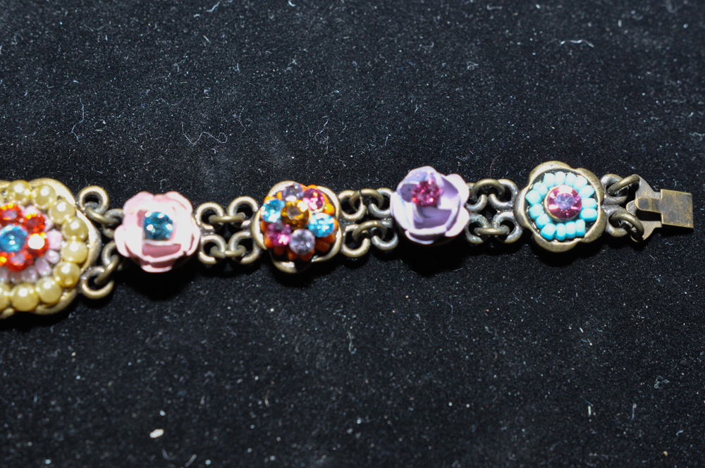 Beaded Flower Bracelet