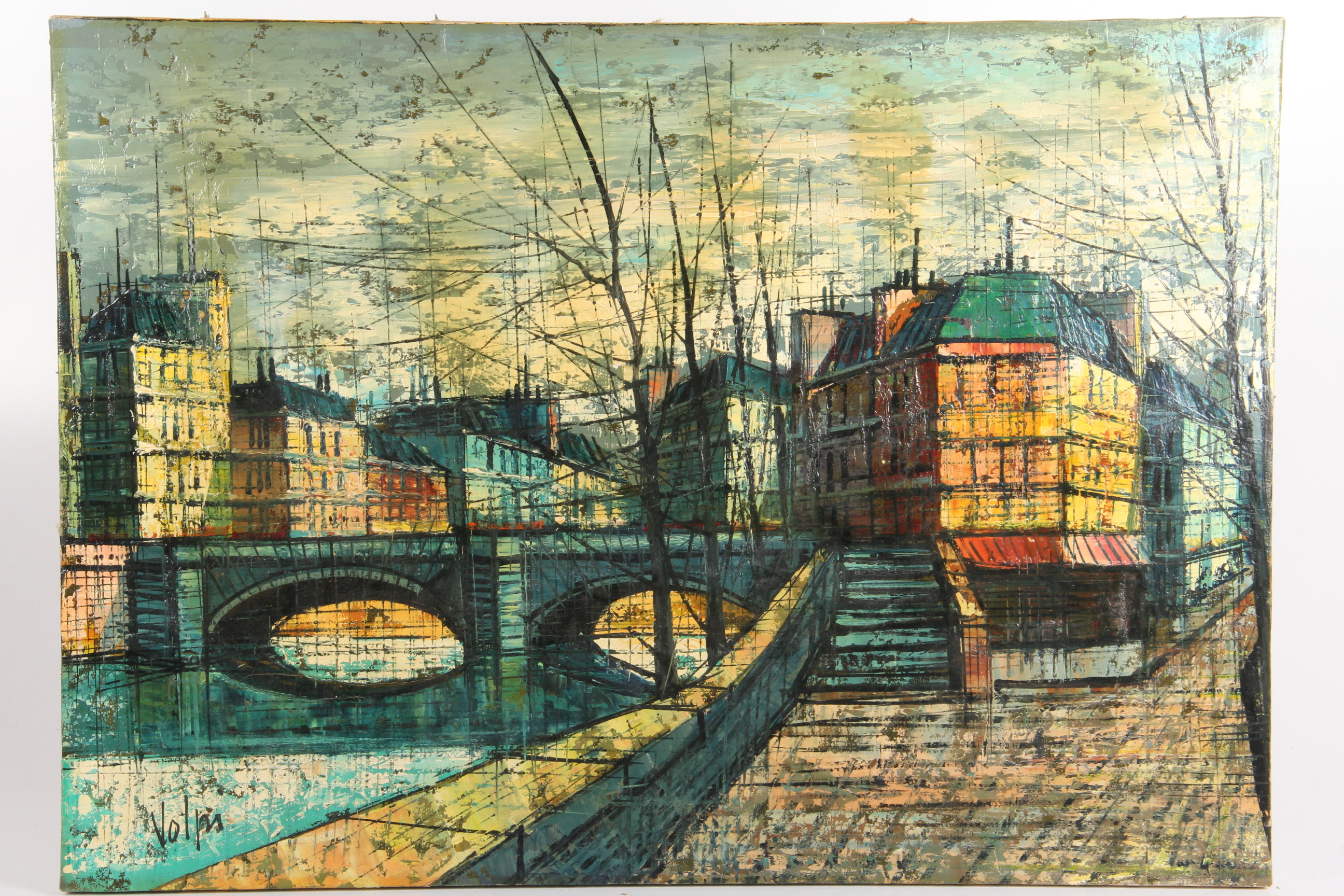 Volpi Signed Oil Painting on Canvas