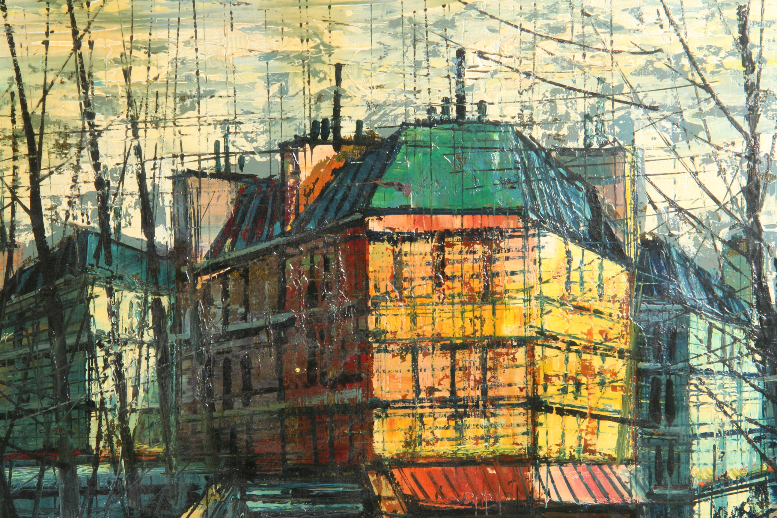 Volpi Signed Oil Painting on Canvas