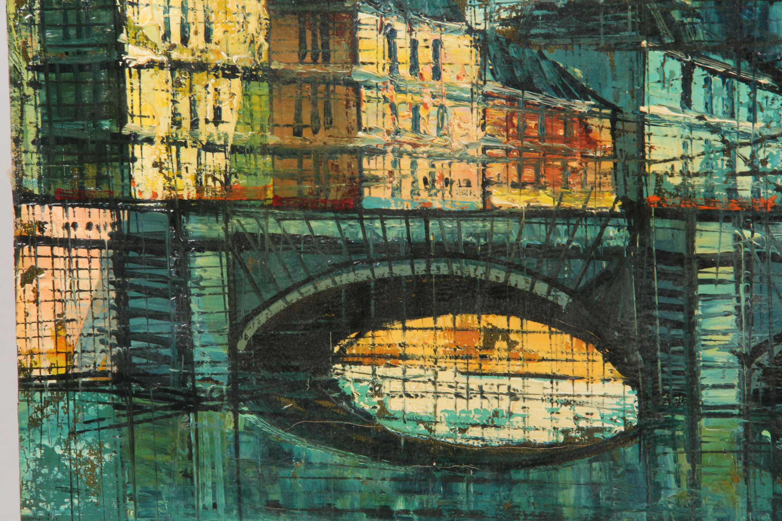 Volpi Signed Oil Painting on Canvas