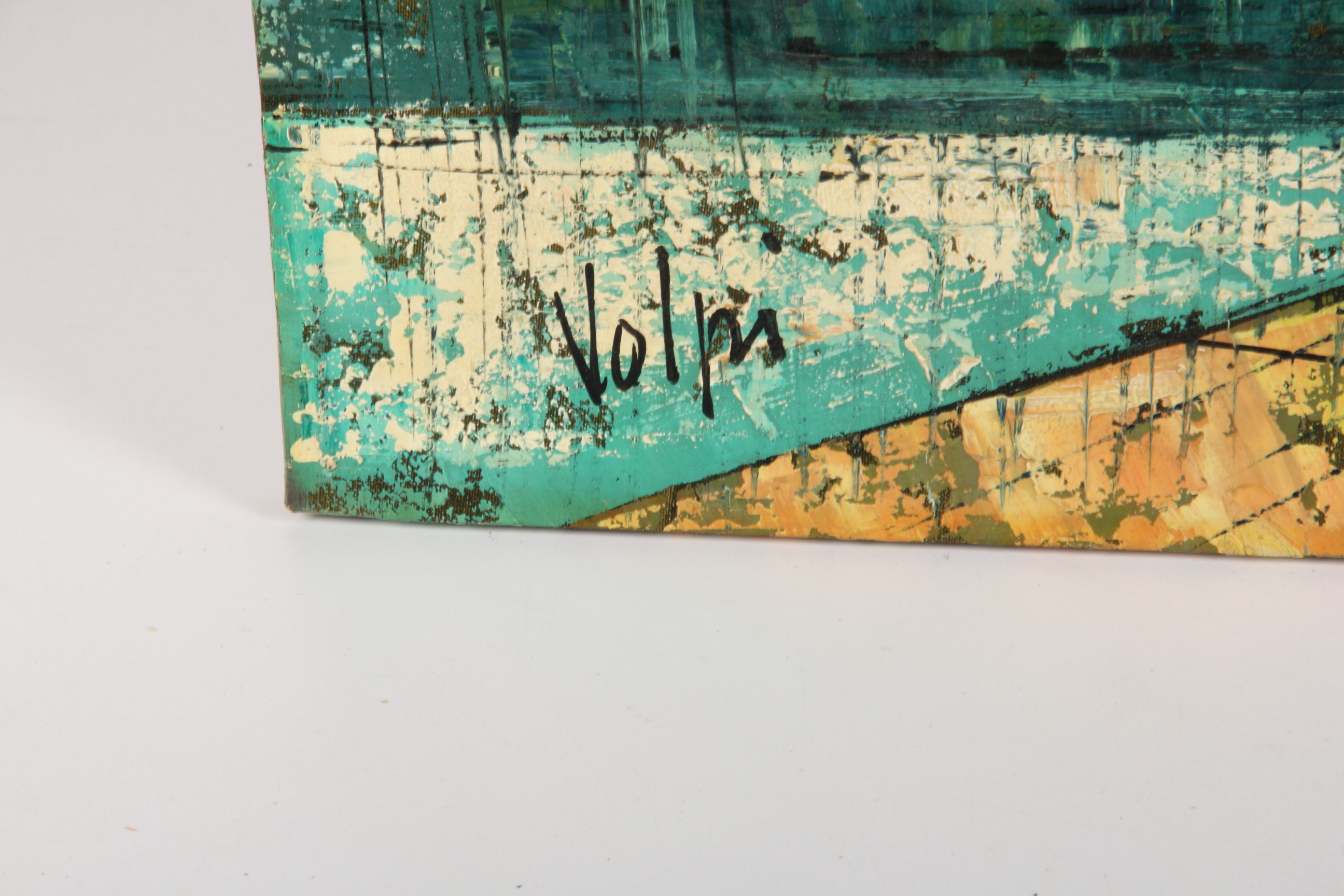 Volpi Signed Oil Painting on Canvas