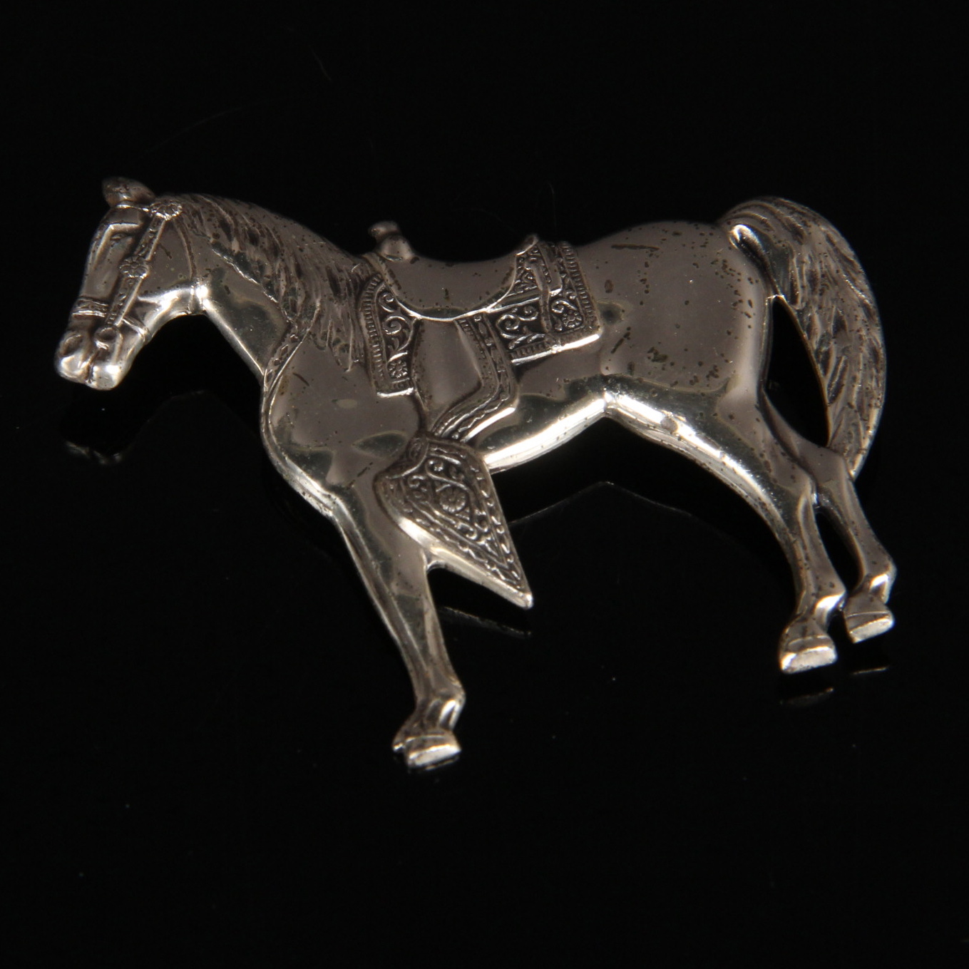 Sterling Silver Equestrian Pin