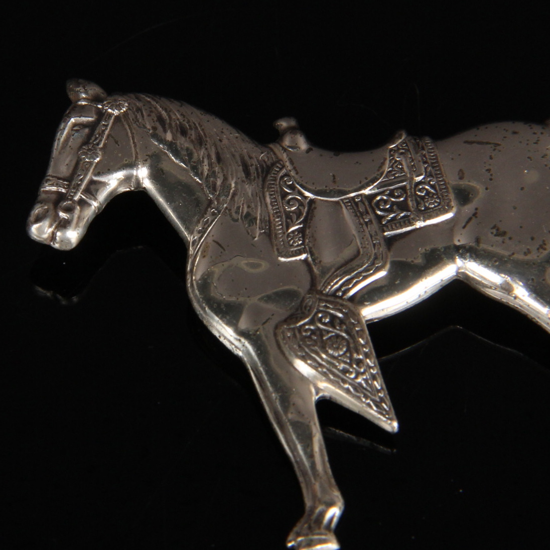 Sterling Silver Equestrian Pin