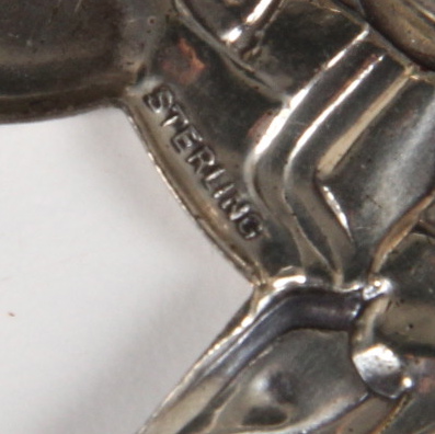 Sterling Silver Equestrian Pin