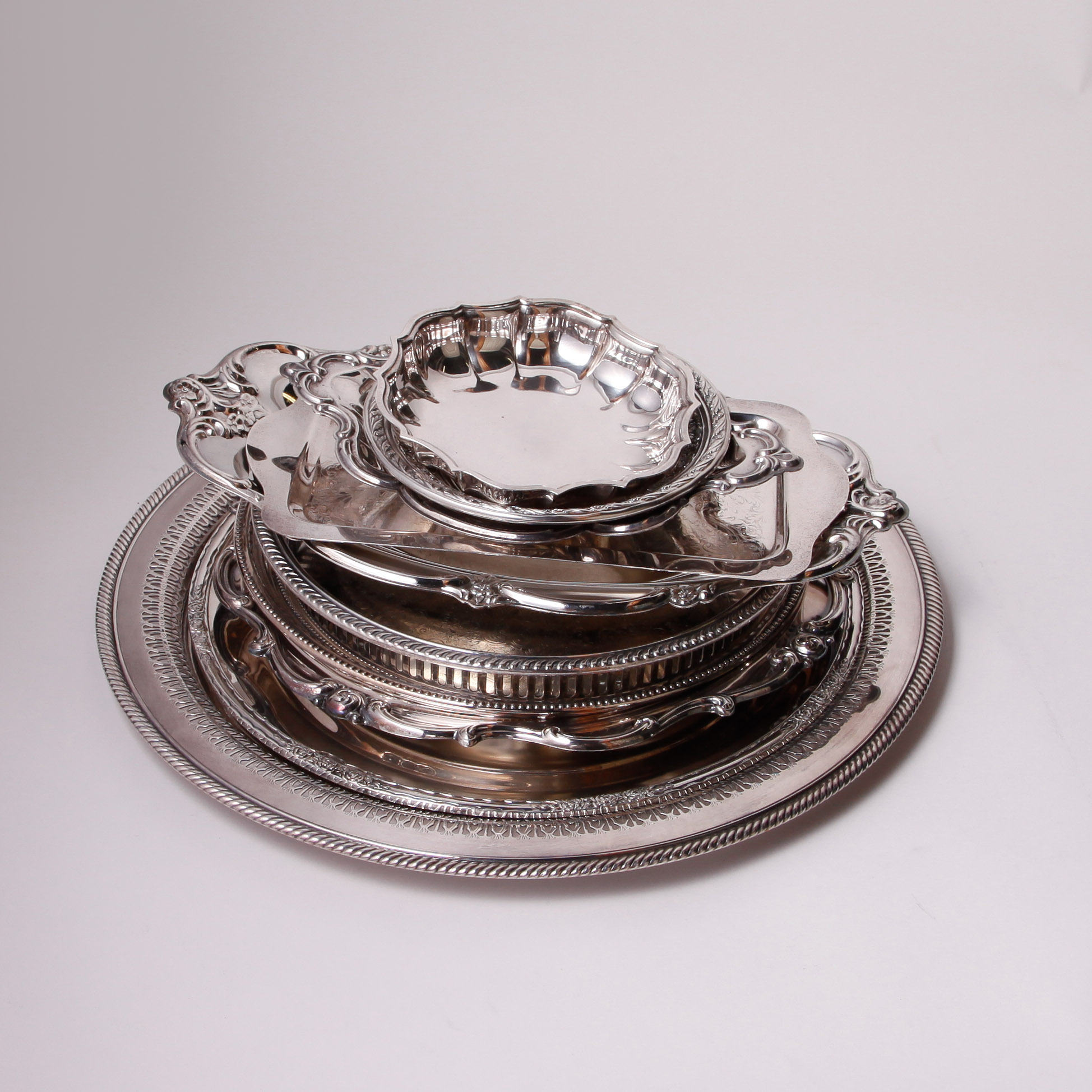 Silver Plate Serving Trays