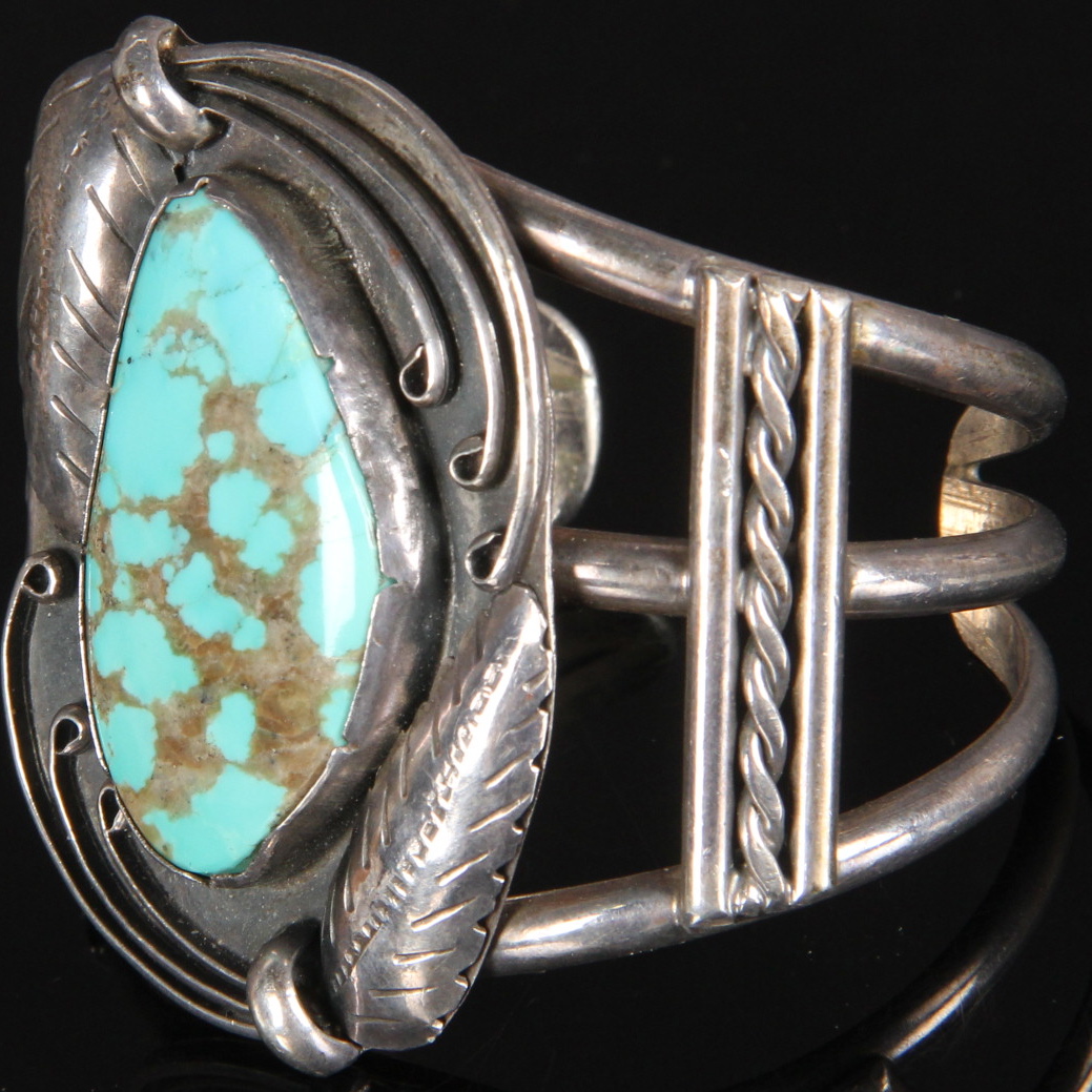 Sterling and Turquoise Cuff