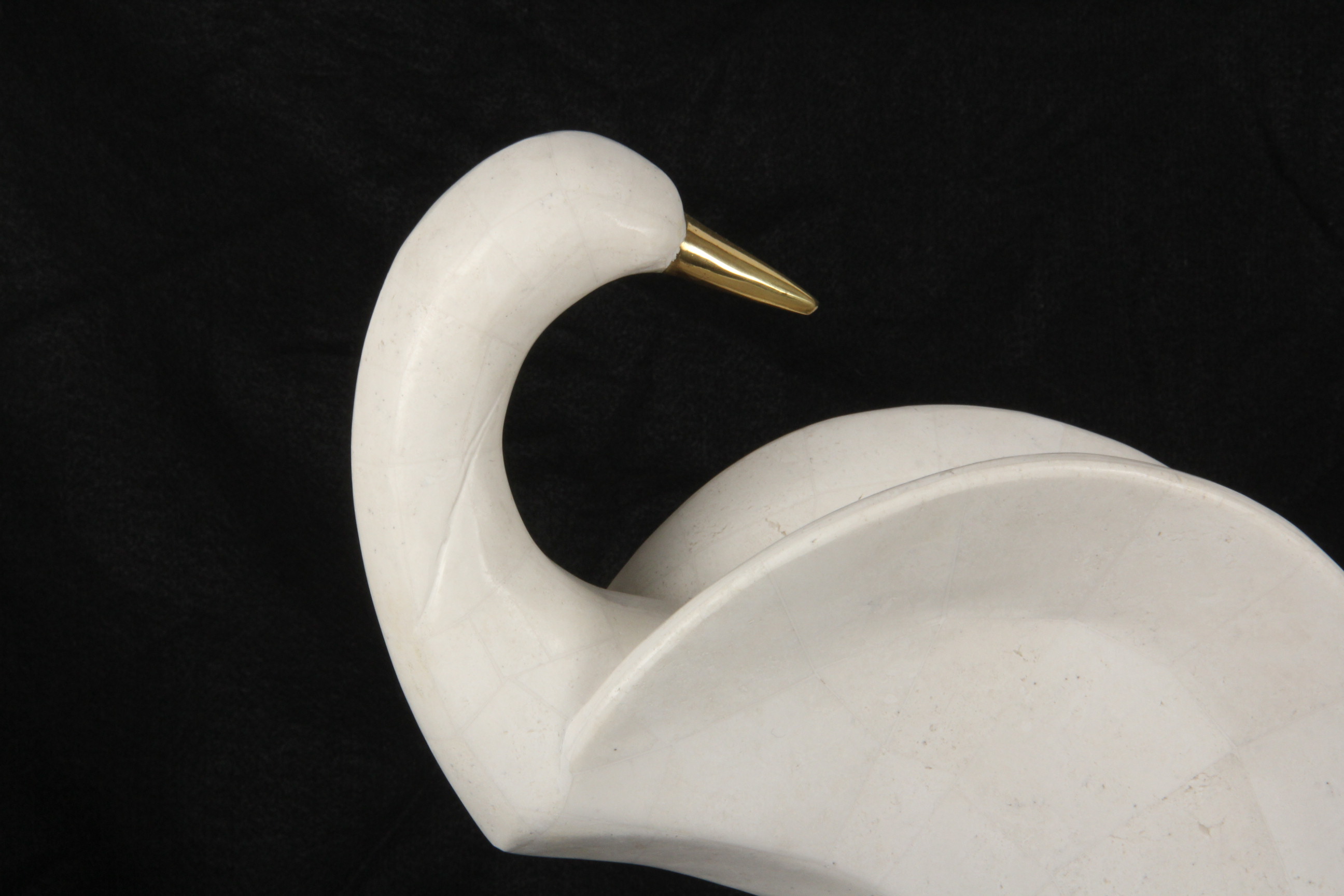 Maitland Smith Marble Bird Sculptures