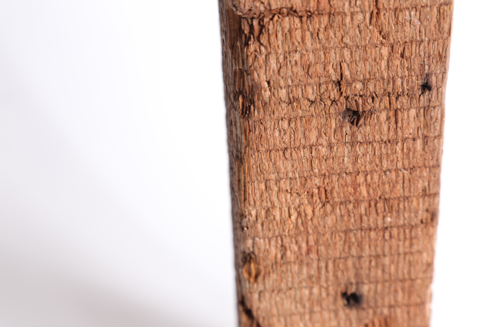 Green Glass and Wooden Leaf Home Decor