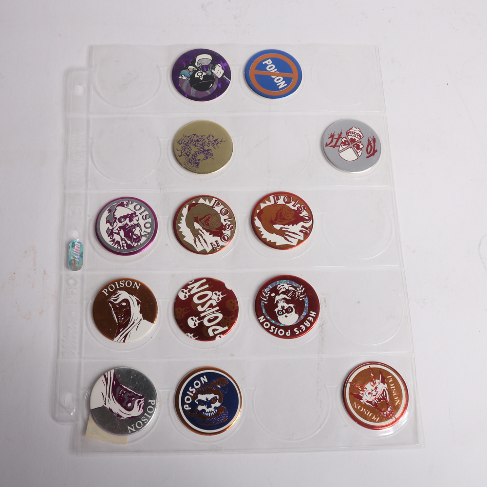 Collection of Pogs and Sports Cards