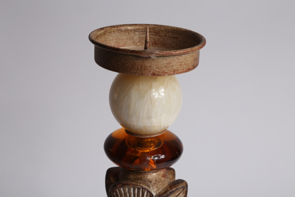 Pair of Ornate Candle Holders