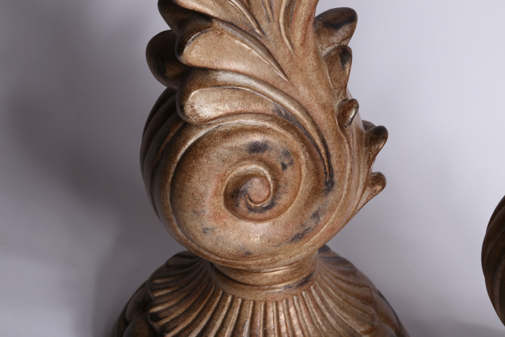 Pair of Ornate Candle Holders