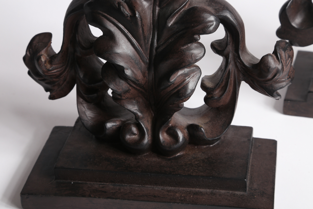 Acanthus Leaf Bookends