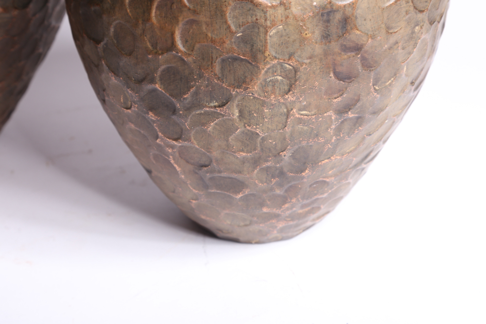 Pair of Decorative Pottery Vases