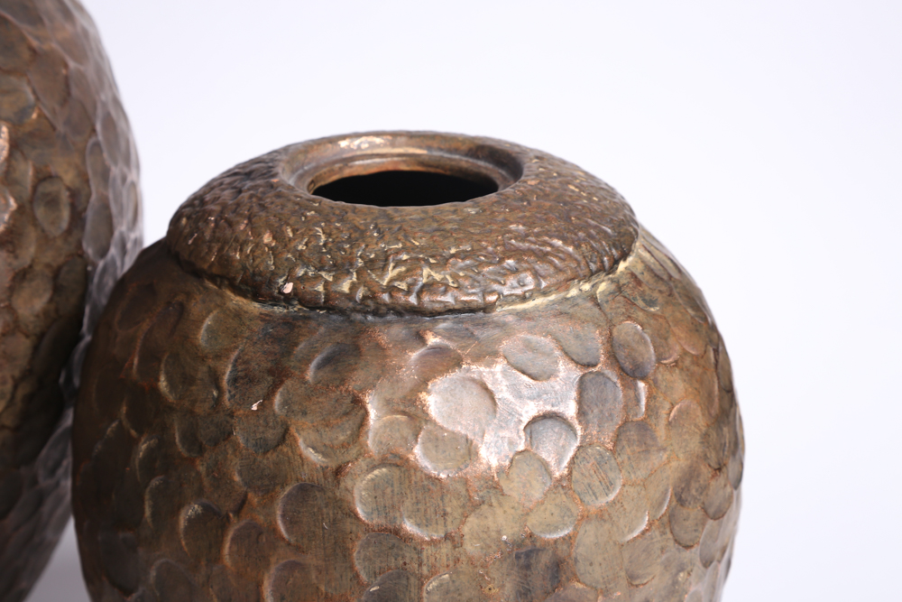 Pair of Decorative Pottery Vases