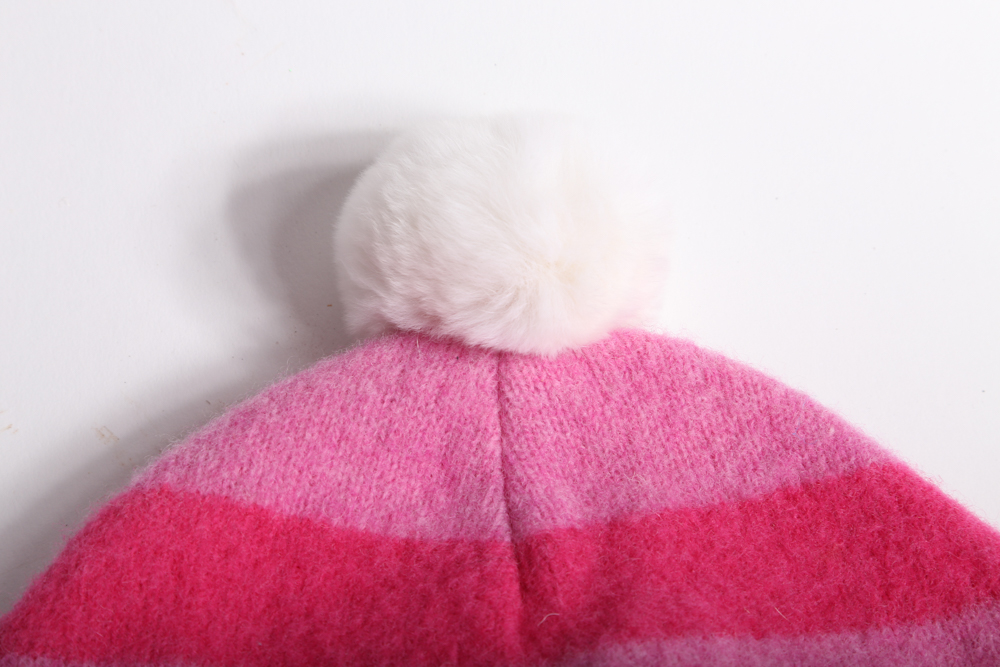 Coach Lambswool Pink Winter Hat