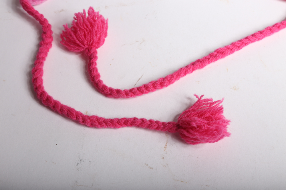 Coach Lambswool Pink Winter Hat