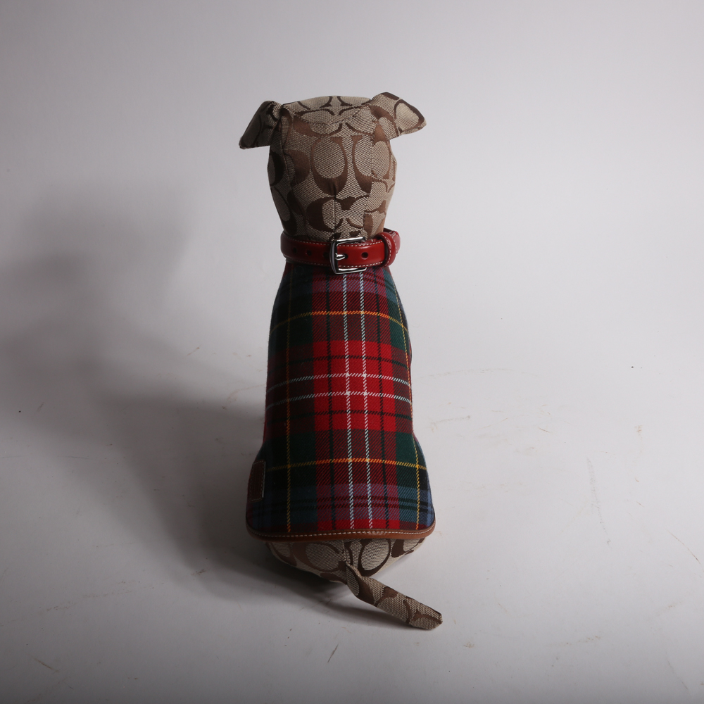 Coach Signature Plush Dog