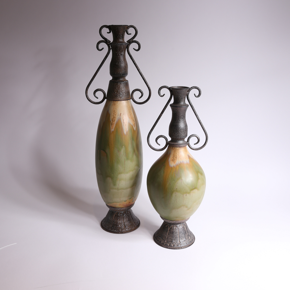 Urn Shaped Candleholders