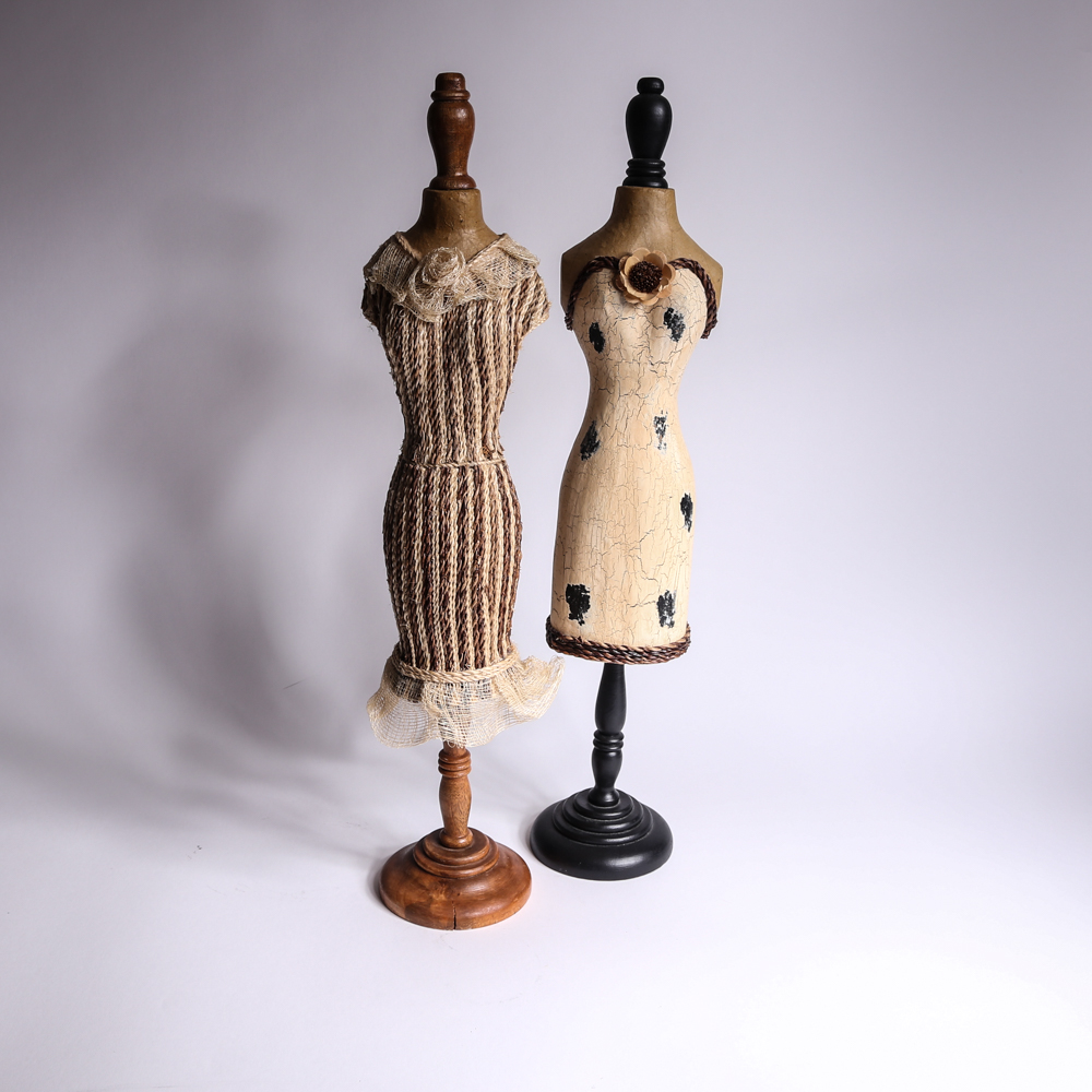 Pair of Decorative Dress Form Figures