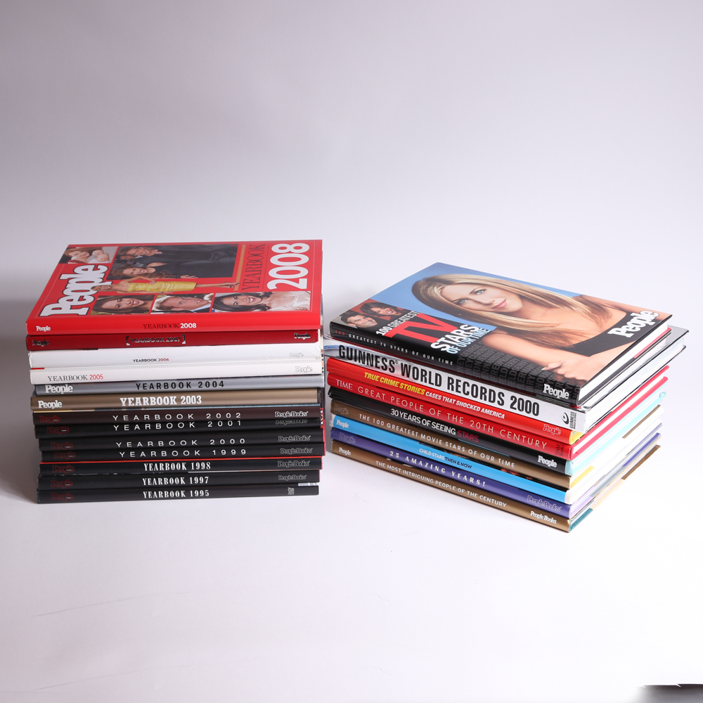 Collection of Entertainment Hardcovers, including People and Guinness