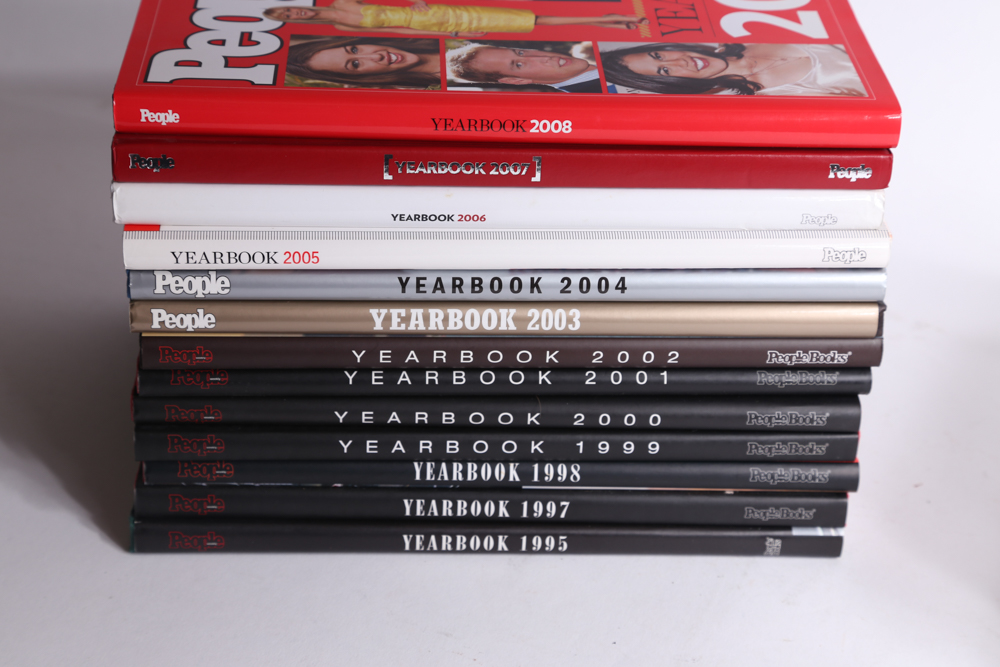 Collection of Entertainment Hardcovers, including People and Guinness