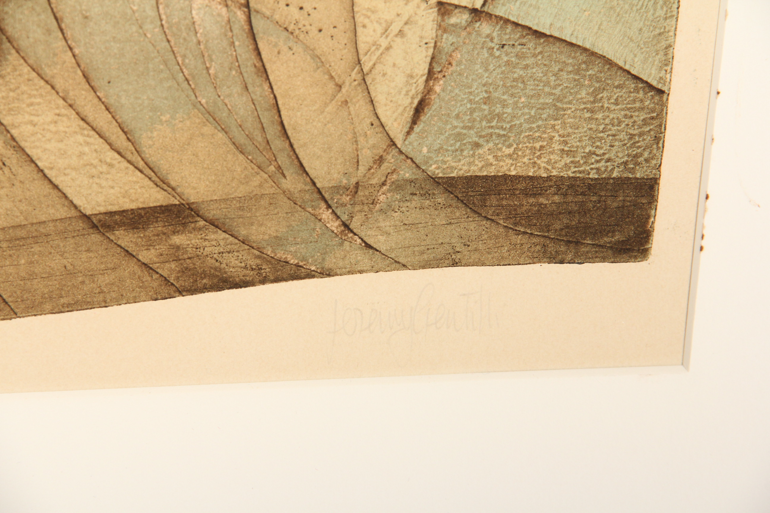 Pencil Signed Listed Artist Jeremy Gentilli Etching and More