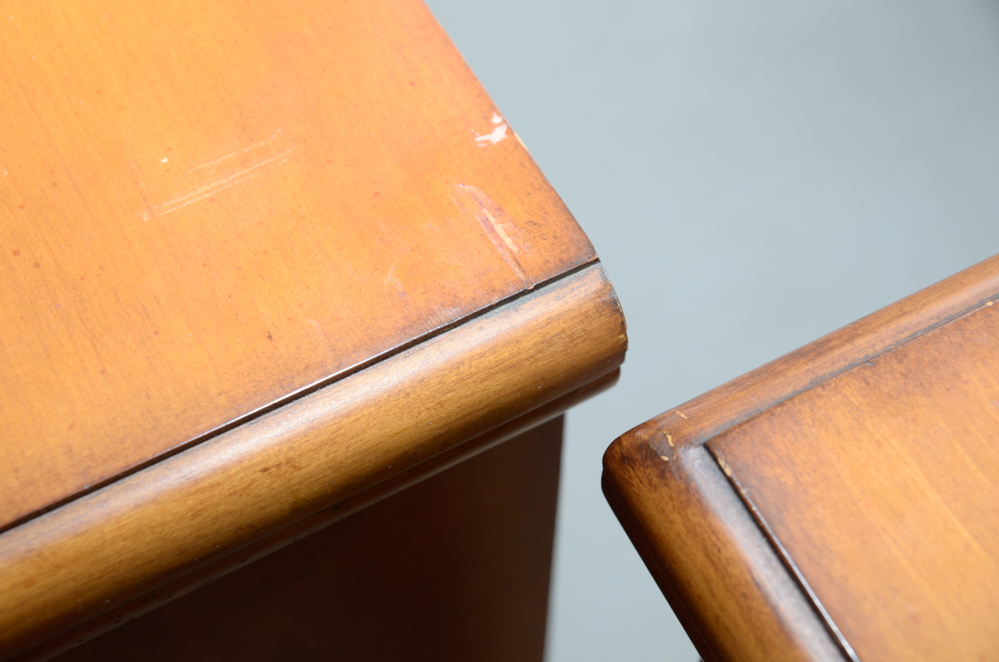 Pair of Broyhill Wood Nightstands